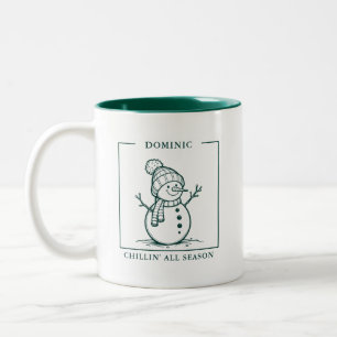 Personalized Snowman Mug – A Winter Delight