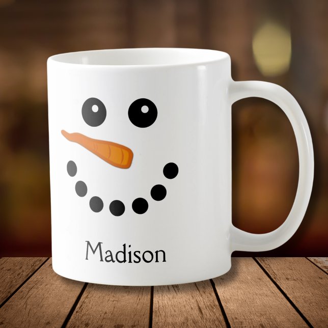 Personalized Snowman Mugs (Creator Uploaded)