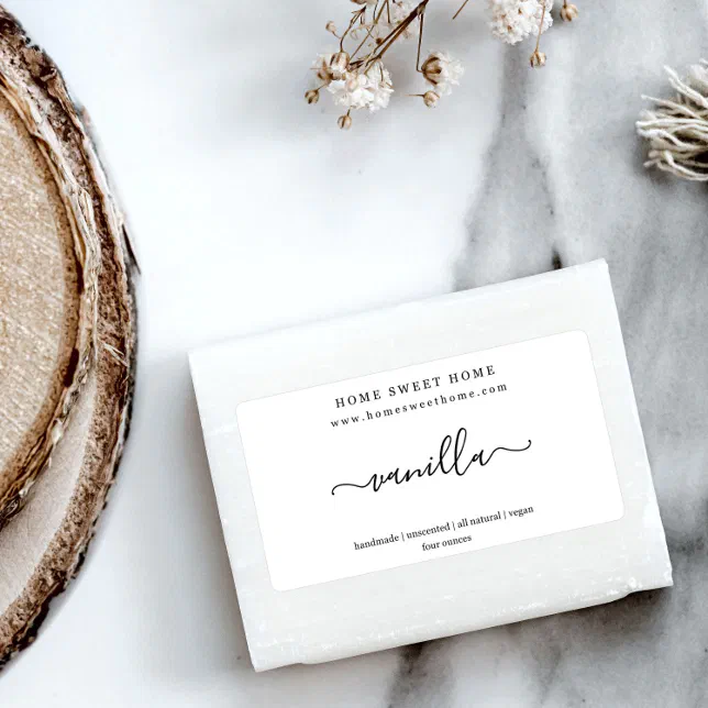 Personalized Soap Label Sticker