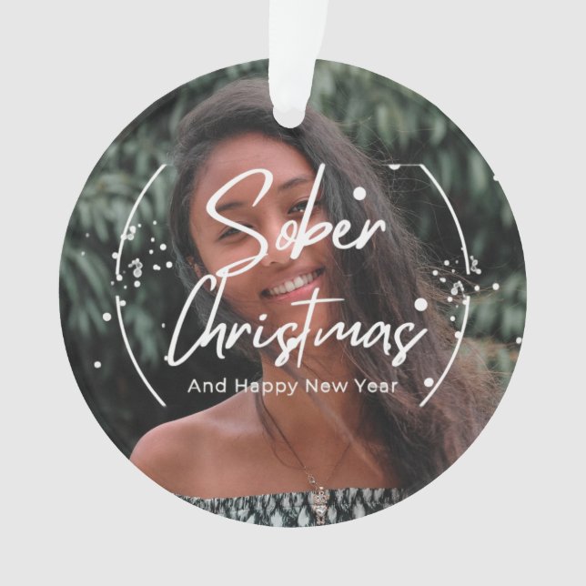 Personalized sober ornament (Front)