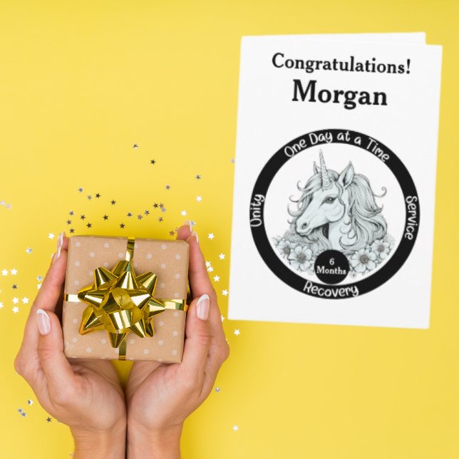 Personalized Sobriety Milestone Card (Creator Uploaded)