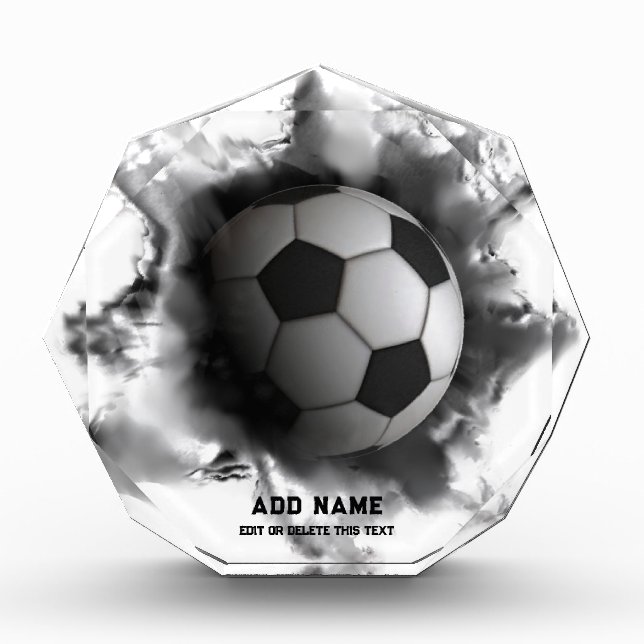 Personalized Soccer Award (Front)