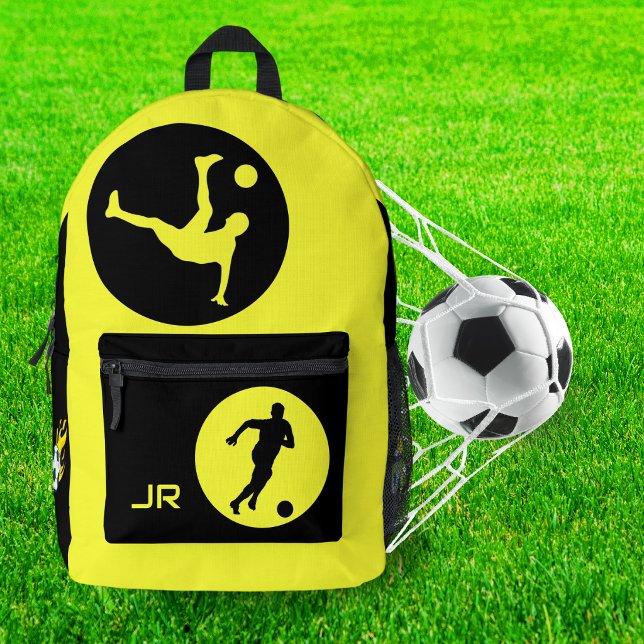 Personalized Soccer Back-to-School Cool Boys Gift Printed Backpack (Creator Uploaded)