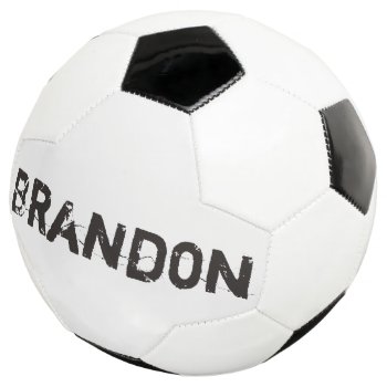 Personalized Soccer Ball by Specialtees_xyz at Zazzle