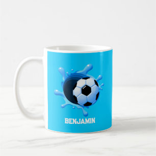 Personalized Soccer Ball Coffee Mug