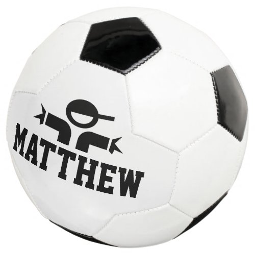 Personalized soccer ball gift with kids name