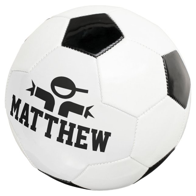 Personalized soccer ball gift with kid's name (Three Quarter)