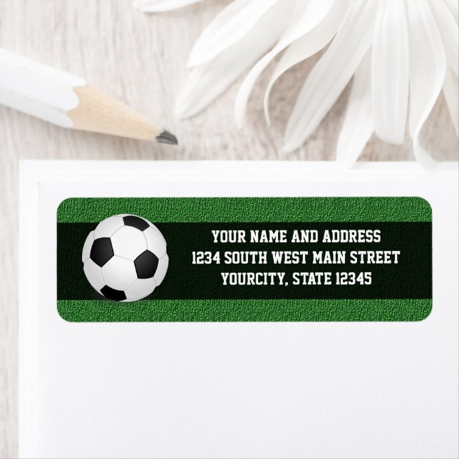 Personalized Soccer Ball Label (Insitu)