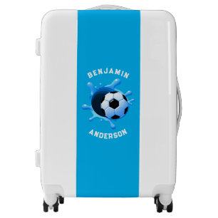 Personalized Soccer Ball Luggage