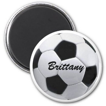 Personalized Soccer Ball Magnet by Baysideimages at Zazzle