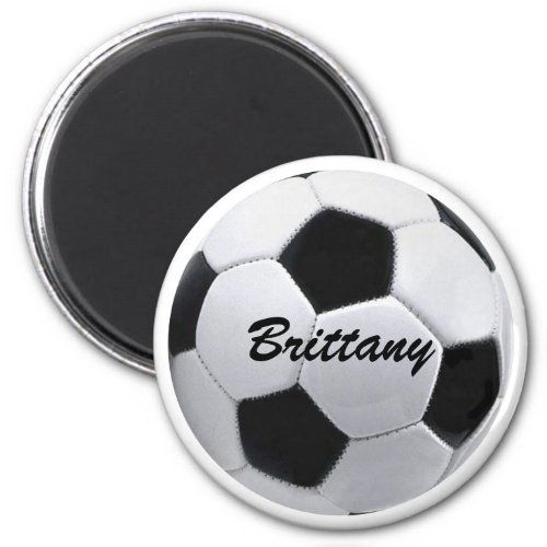 Personalized Soccer Ball Magnet