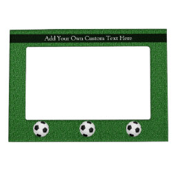 Personalized Soccer Ball Magnetic Picture Frame