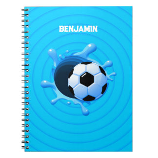 Personalized Soccer Ball NoteBook