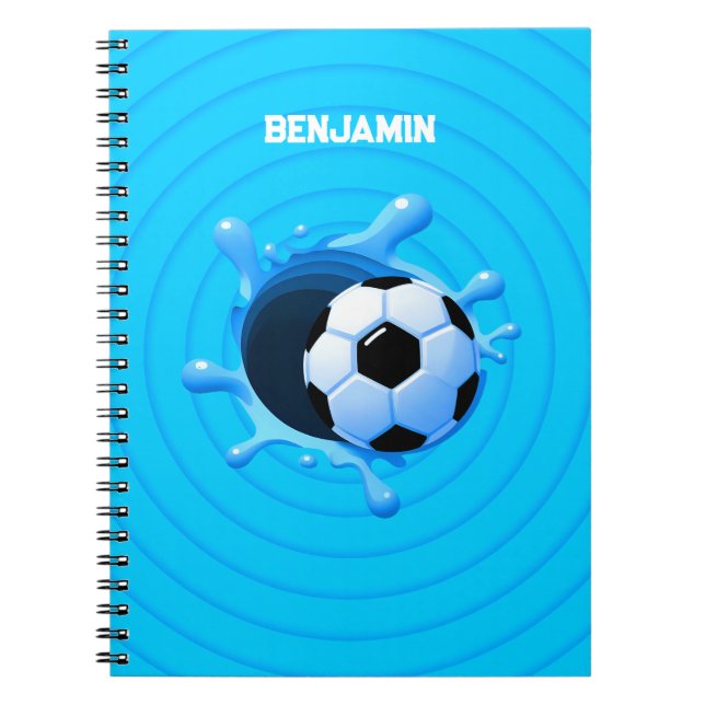 Personalized Soccer Ball NoteBook (Front)