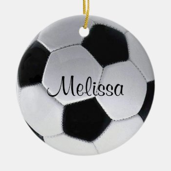 Personalized Soccer Ball Ornament by Baysideimages at Zazzle