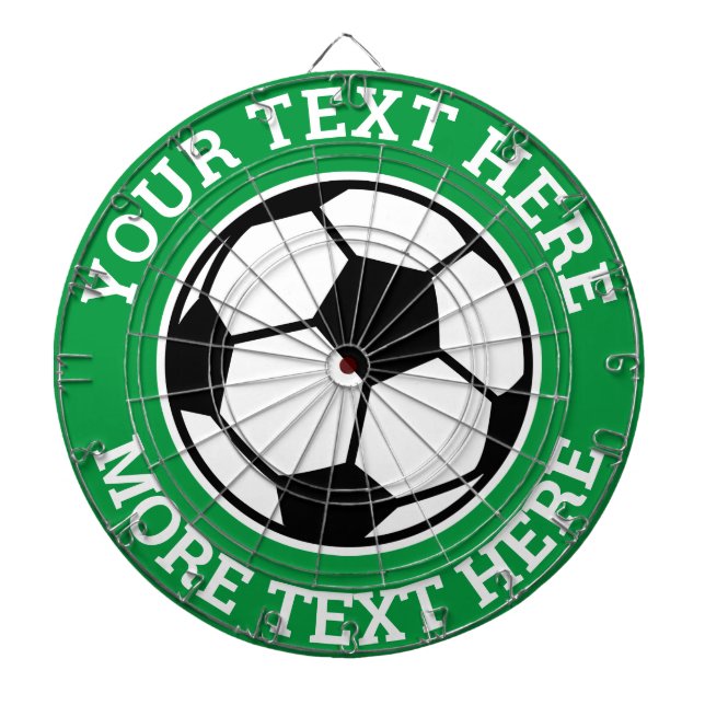 Personalized soccer ball sports game dartboard (Front)