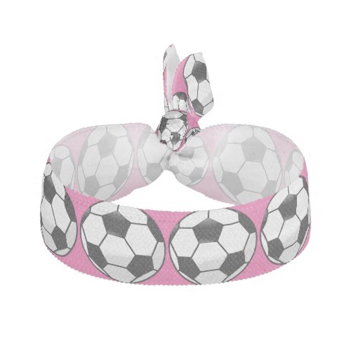 Personalized Soccer Ball with Team Name and Number Hair Tie