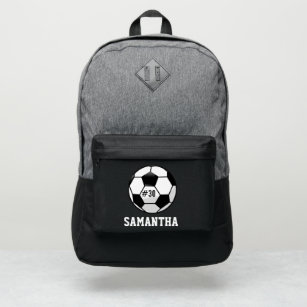 Personalized Soccer Ball with Team Name and Number Port Authority® Backpack