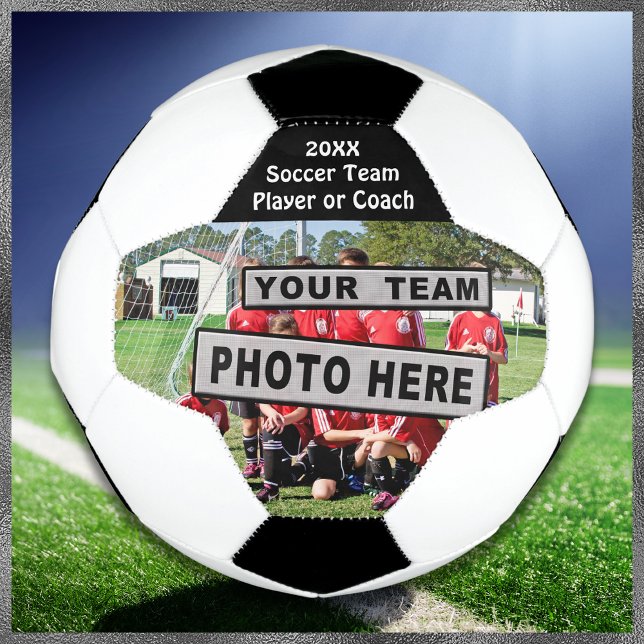 Personalized Soccer Ball with Your PHOTO and TEXT (Senior Night Soccer Gifts. Soccer Coach Gifts. Photo Soccer Ball. Soccer Gifts for Seniors.)