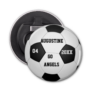 Personalized Soccer bottle open Gifts for children Bottle Opener