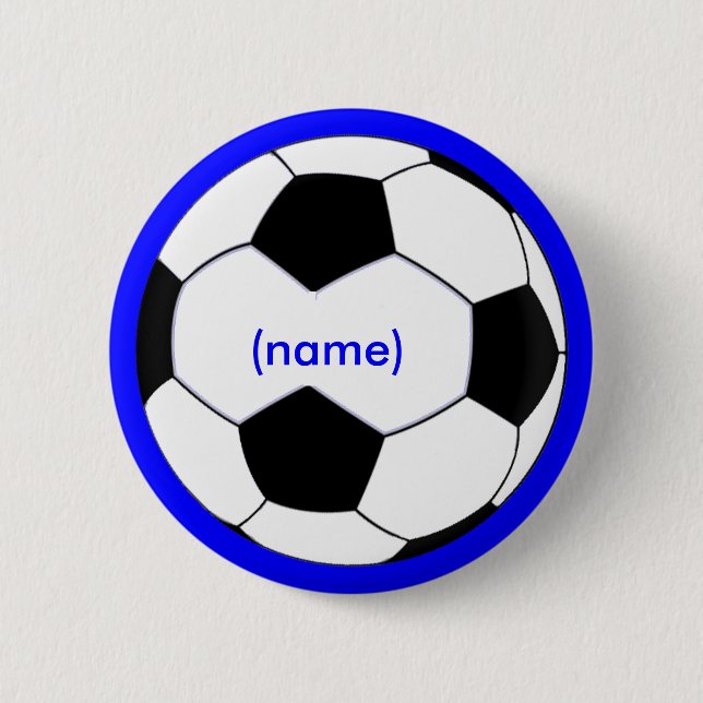 Personalized Soccer  Button (Front)