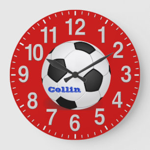Personalized Soccer Clocks with Instructions