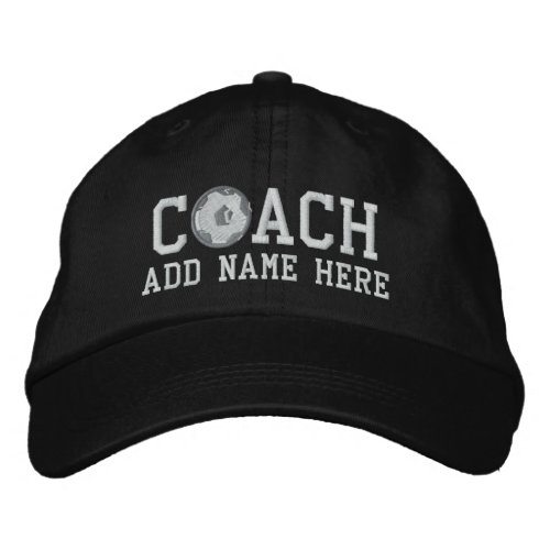Personalized Soccer Coach Cap