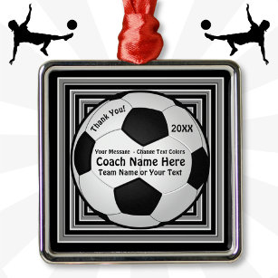 Personalized Soccer Coach Gifts, Soccer Ornaments