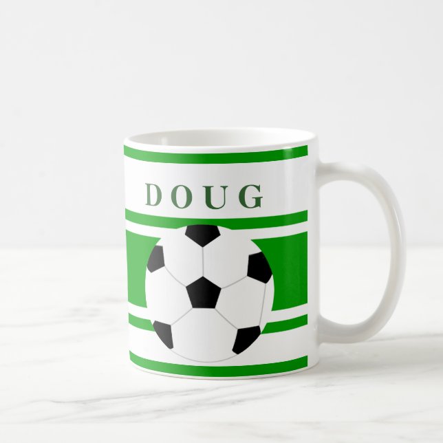 Personalized Soccer Coffee Mugs (Right)