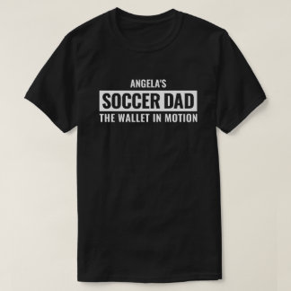 Personalized Soccer Dad Gift for Men Funny Custom T-Shirt