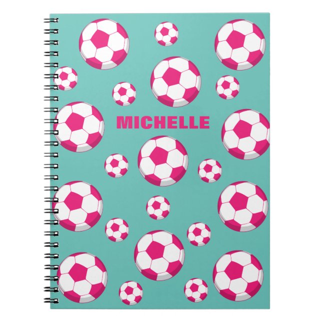 Personalized Soccer Field Notebook (Front)