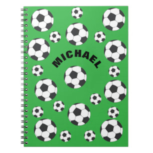 Personalized Soccer Field Notebook