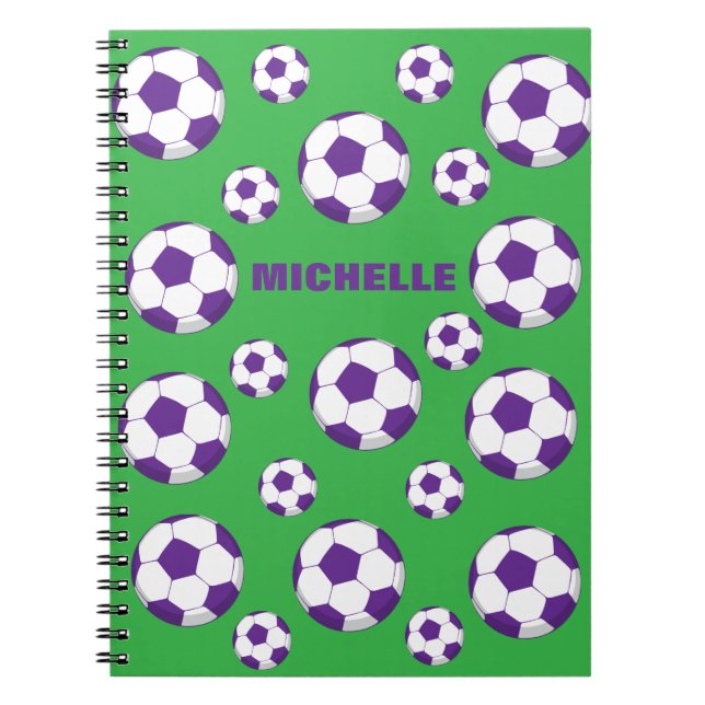 Personalized Soccer Field Notebook (Front)