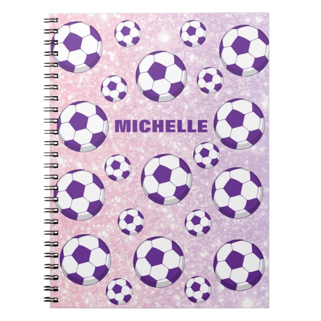 Personalized Soccer Field Notebook (Front)