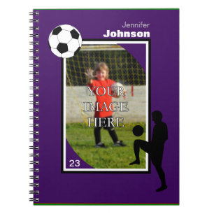 Personalized Soccer/Football Notepad Notebook