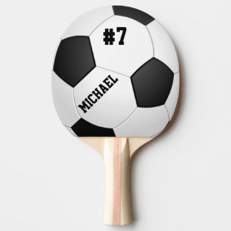 Personalized Soccer Football Ping Pong Paddle