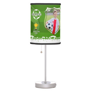 Personalized Soccer Gift For Kids, Custom Fut Card Table Lamp