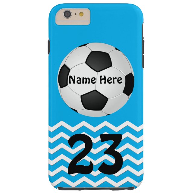 Personalized Soccer iPhone Cases for Girls (Back)