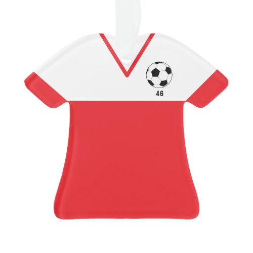 Personalized Soccer Jersey Ornament - Sports Gift