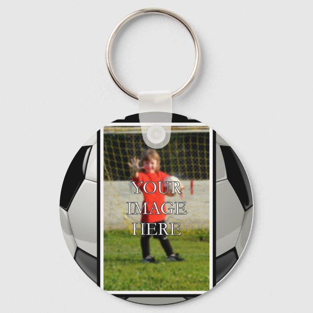 Personalized Soccer Key Chain (Front)