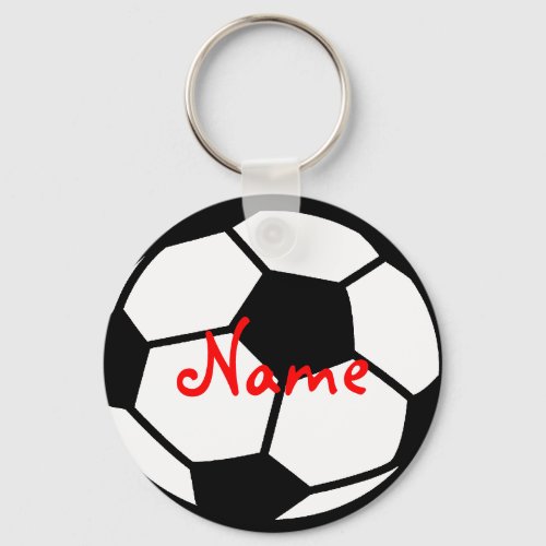Personalized soccer keychains  Add your name
