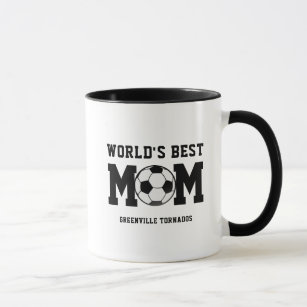 Personalized Soccer Mom Gift for Mom Coffee Mug