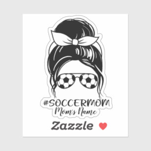 Personalized Soccer Mom Sticker