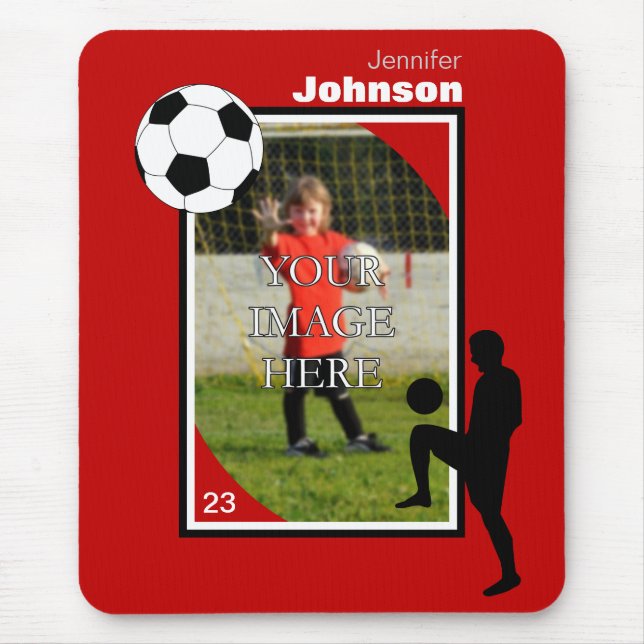 Personalized Soccer Mouse Pad (Front)