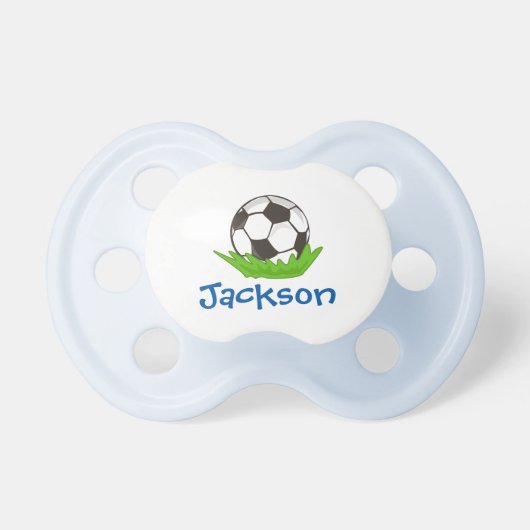 Personalized Soccer Pacifier (Front)