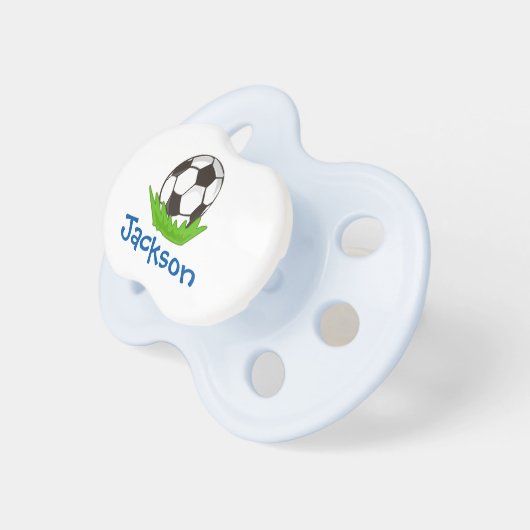 Personalized Soccer Pacifier (Front Right)