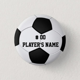 Personalized Soccer Pins with Your Text or Delete