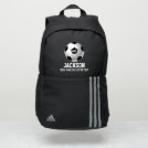 Personalized Soccer Player Team Name Custom Text Adidas Backpack Personalized Soccer Player Team Name Custom Text Adidas Backpack
