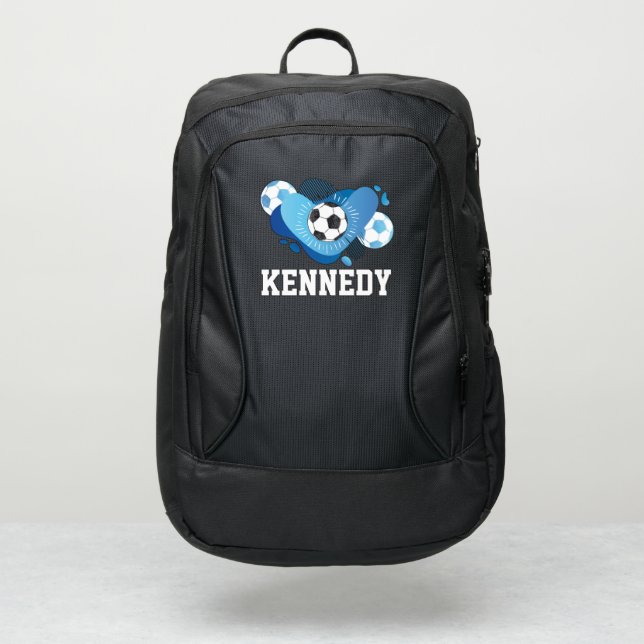 Personalized Soccer Port Authority® Backpack (Front)