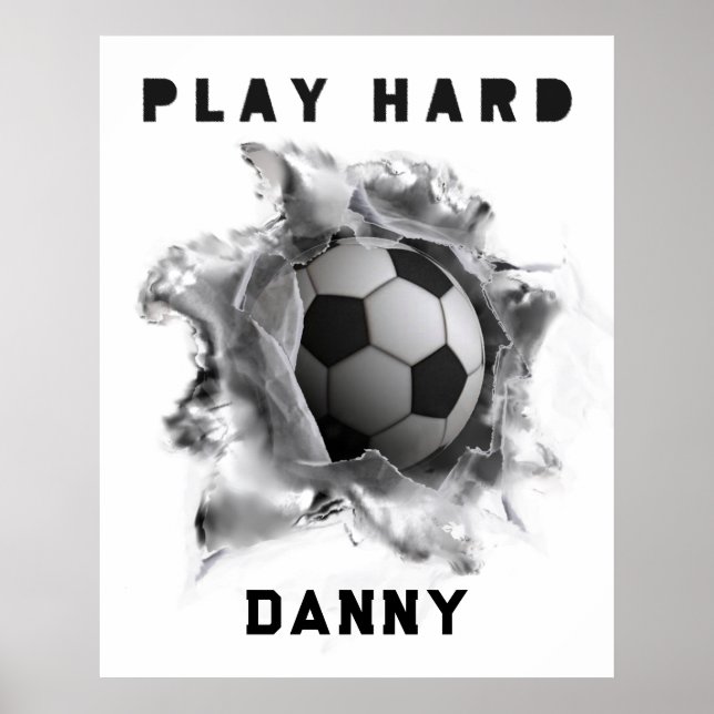 Personalized Soccer Poster (Front)
